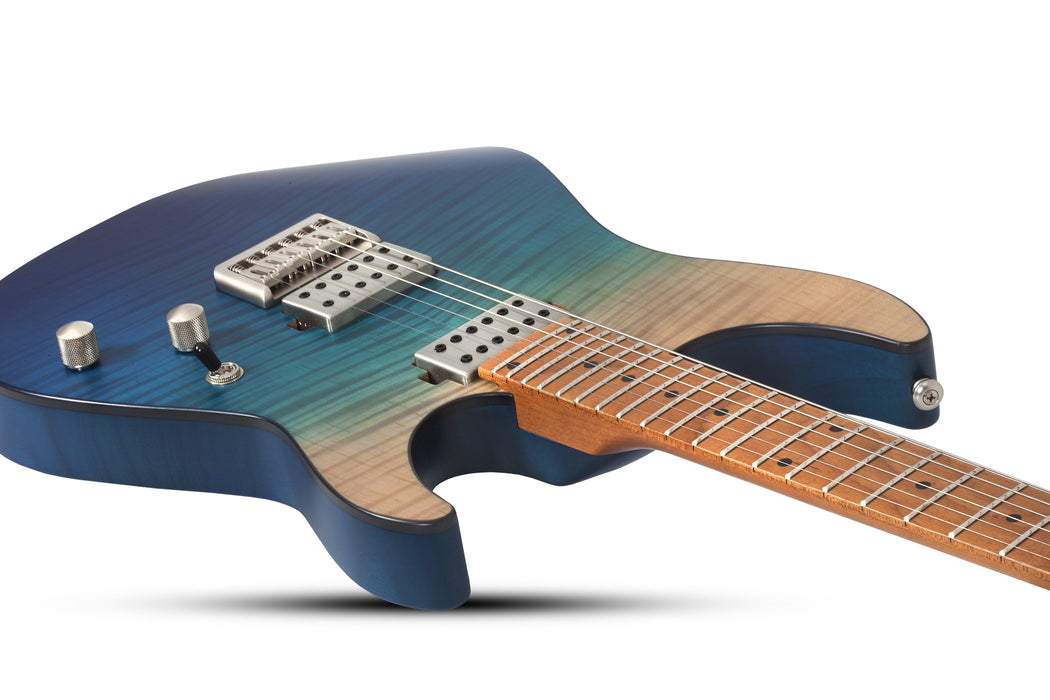 Schecter C-1 Standard Plus Electric Guitar - Blue Fade