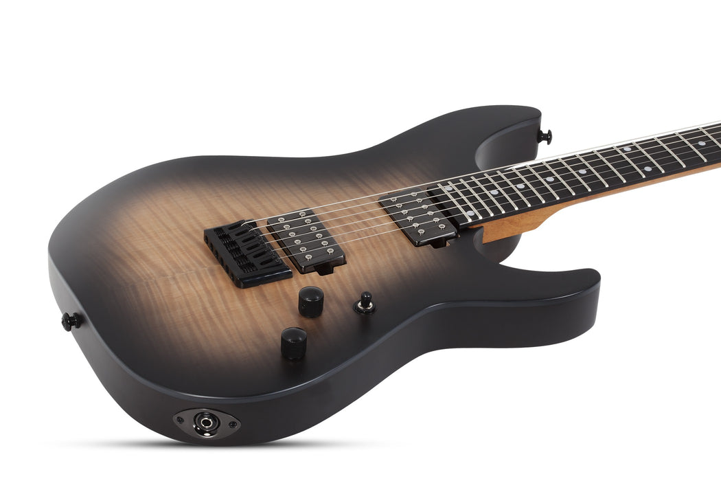 Schecter C-1 Standard Plus Electric Guitar - Ember Burst