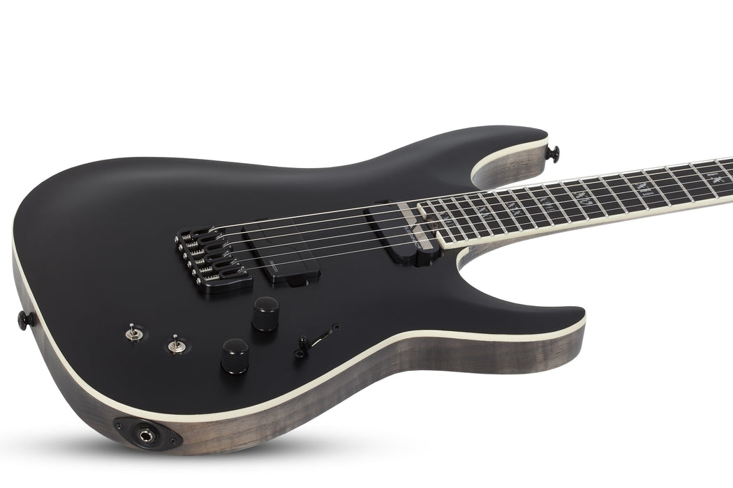 Schecter C-1-S HT SLS Elite Evil Twin Electric Guitar - Satin Black