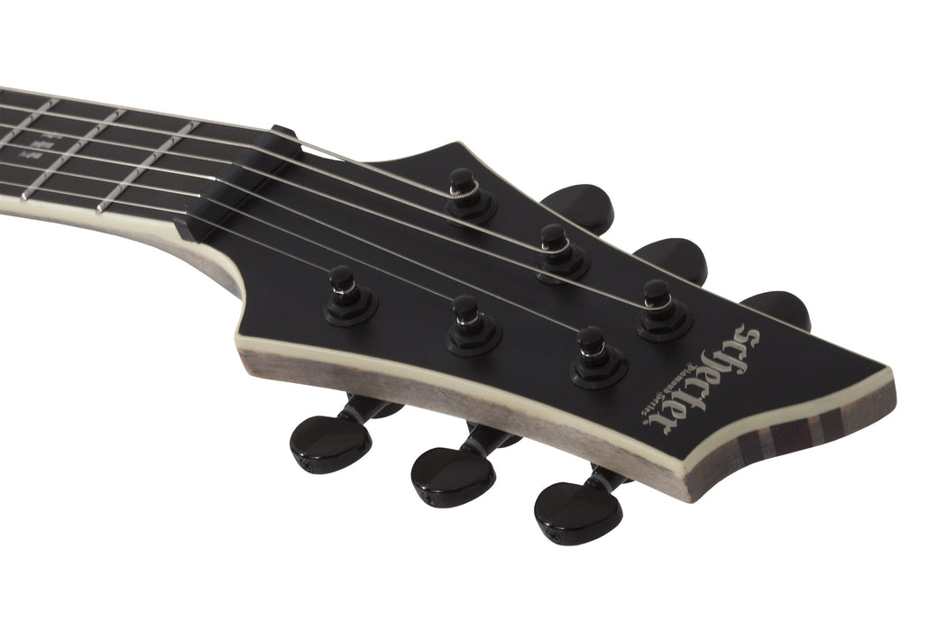 Schecter C-1-S HT SLS Elite Evil Twin Electric Guitar - Satin Black