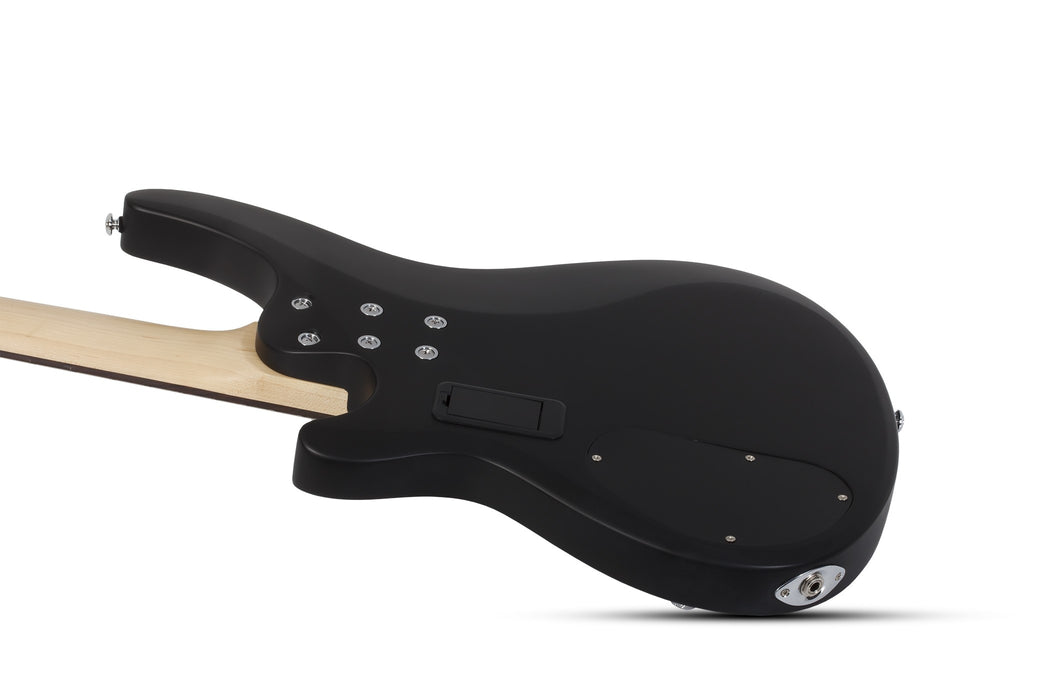 Schecter C-4 Deluxe Electric Bass Guitar - Satin Black