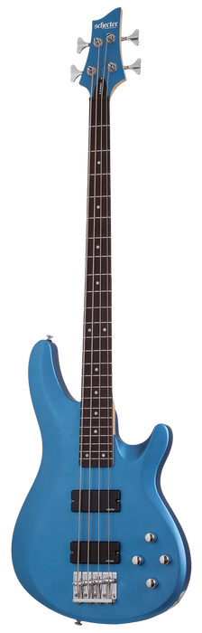 Schecter C-4 Deluxe Electric Bass Guitar - Satin Metallic Light Blue