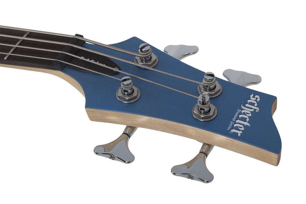 Schecter C-4 Deluxe Electric Bass Guitar - Satin Metallic Light Blue