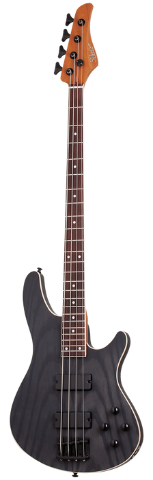 Schecter C-4 Standard Electric Bass Guitar - Charcoal Satin