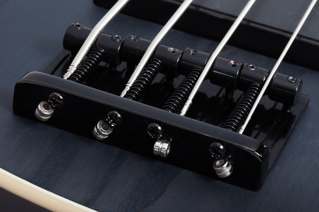 Schecter C-4 Standard Electric Bass Guitar - Charcoal Satin