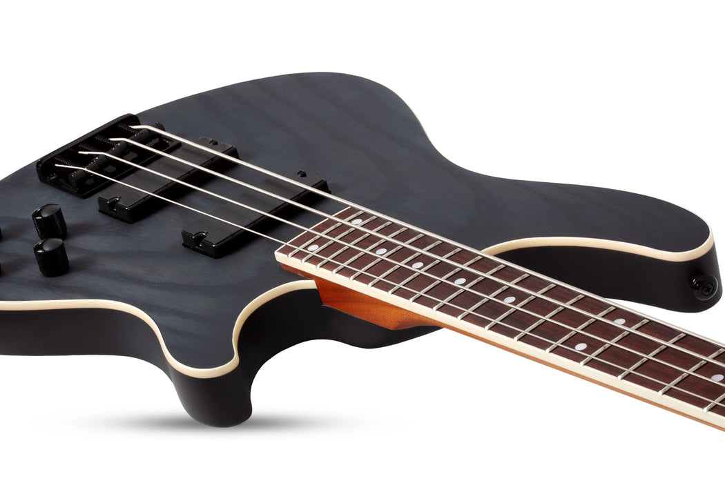 Schecter C-4 Standard Electric Bass Guitar - Charcoal Satin