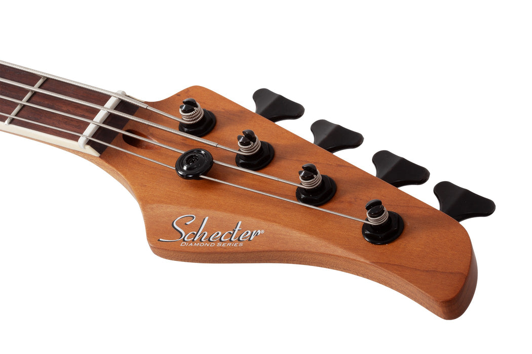 Schecter C-4 Standard Electric Bass Guitar - Charcoal Satin