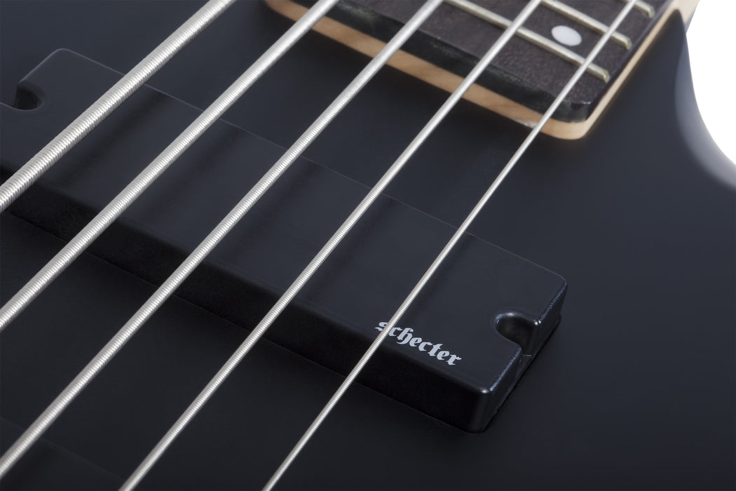 Schecter C-5 Deluxe Electric Bass Guitar - Satin Black