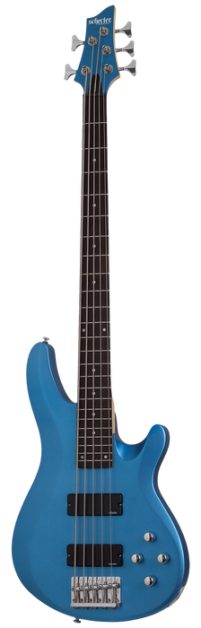 Schecter C-5 Deluxe Electric Bass Guitar - Satin Metallic Light Blue
