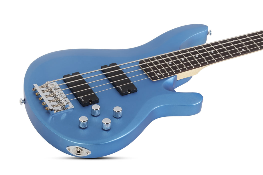 Schecter C-5 Deluxe Electric Bass Guitar - Satin Metallic Light Blue