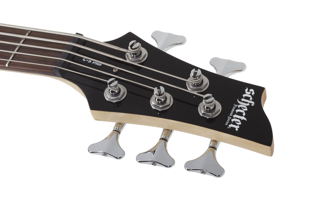 Schecter C-5 Plus Electric Bass Guitar - Satin Charcoal Burst