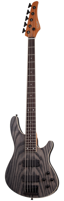 Schecter C-5 Standard Electric Bass Guitar - Charcoal Satin