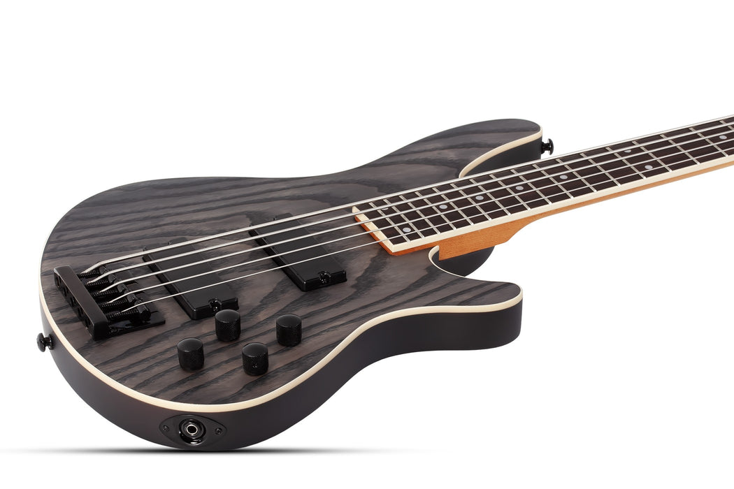 Schecter C-5 Standard Electric Bass Guitar - Charcoal Satin