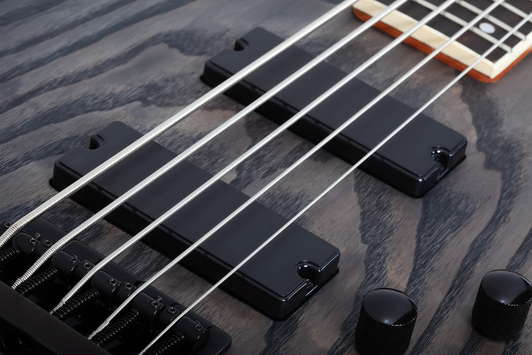Schecter C-5 Standard Electric Bass Guitar - Charcoal Satin