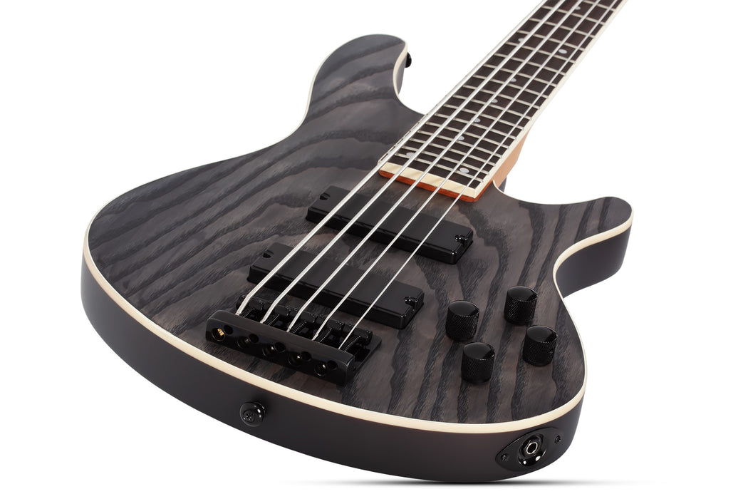 Schecter C-5 Standard Electric Bass Guitar - Charcoal Satin