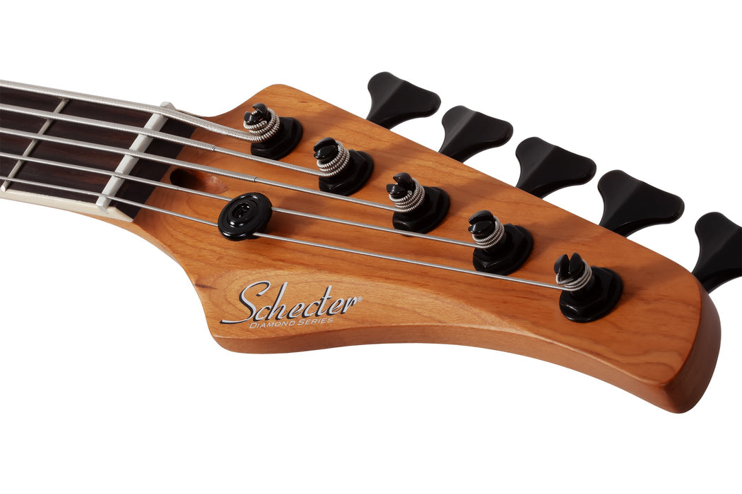 Schecter C-5 Standard Electric Bass Guitar - Charcoal Satin