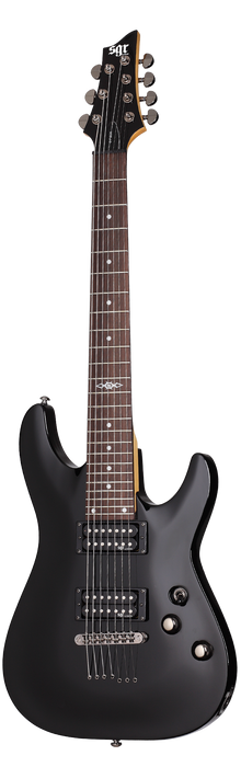 Schecter SGR C-7 Electric Guitar - Midnight Satin Black