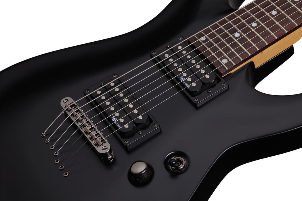 Schecter SGR C-7 Electric Guitar - Midnight Satin Black