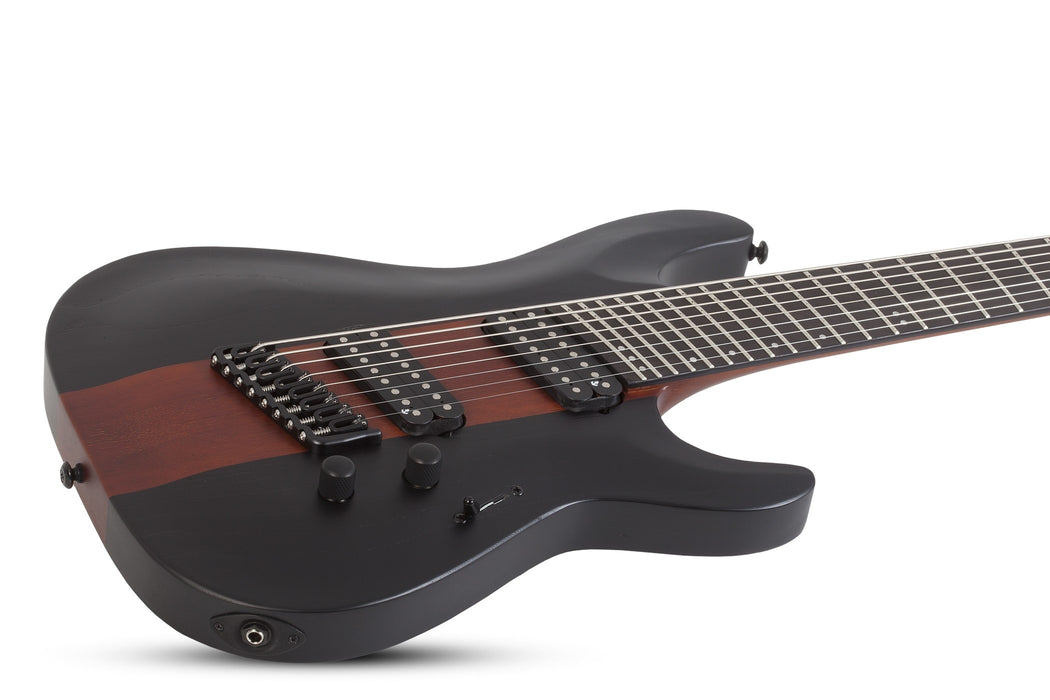 Schecter C-8 Rob Scallon Electric Guitar - Dark Roast