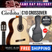 Cordoba C10 Crossover Nylon String Acoustic Guitar - Solid European Spruce Top, Solid Rosewood Back & Sides, With Cordoba Polyfoam Guitar Case (Full Solid) - Music Bliss Malaysia