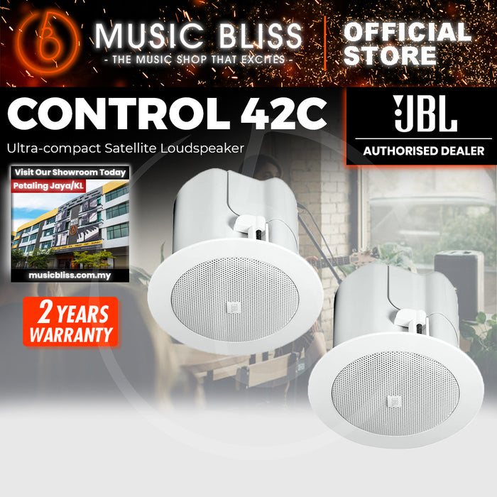 JBL Control 42C Ultra-compact Satellite Loudspeaker - Pair