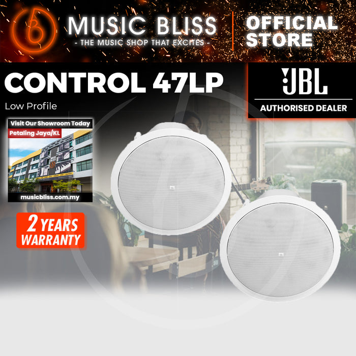 JBL Control 47LP 6.5" 2-Way 150W Low-Profile Ceiling Loudspeakers - Pair