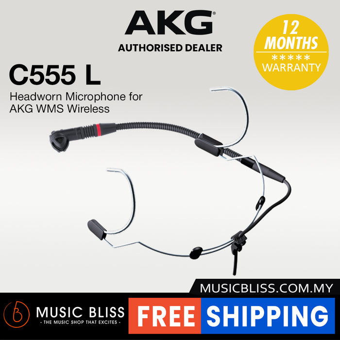 AKG C555 L Headworn Microphone for AKG WMS Wireless