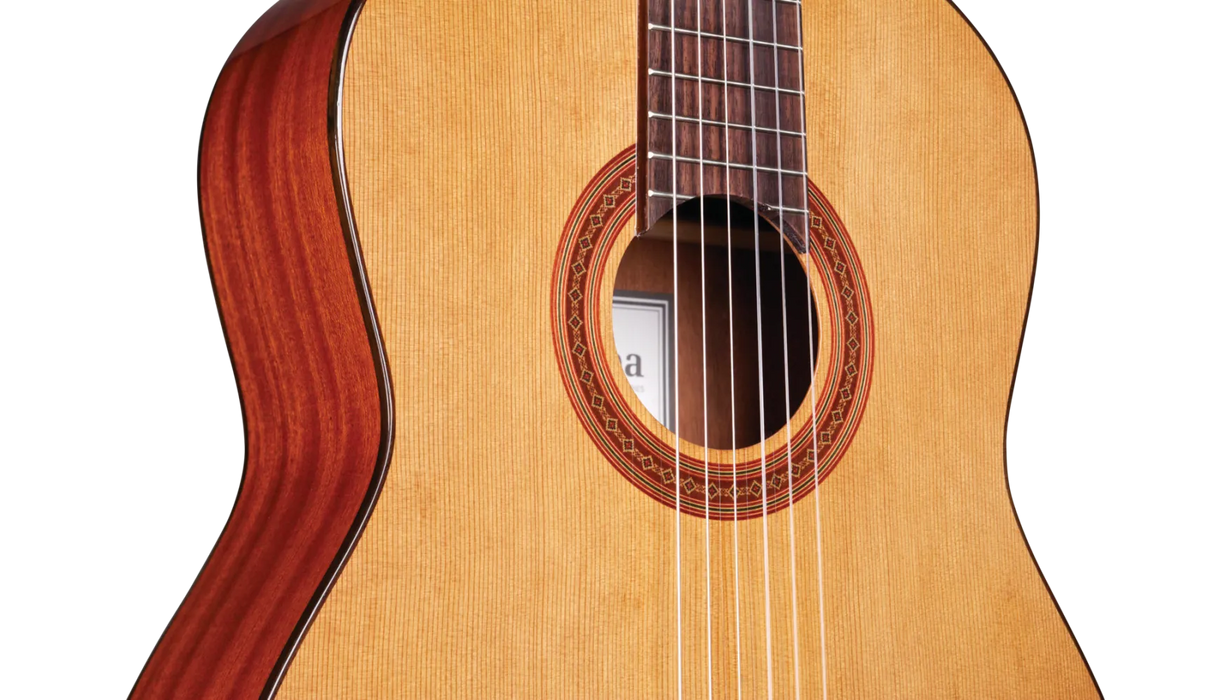 Cordoba C5 CD Lefty Guitar Pack - Solid Canadian Cedar Top, Mahogany Wood Back & Sides, Classical Guitar For Beginners to Intermediate Players