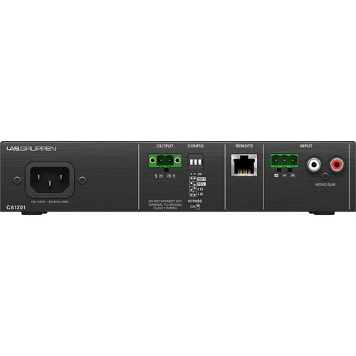 Lab Gruppen CA1201 120-watt Commercial Amplifier with Energy Star Certification