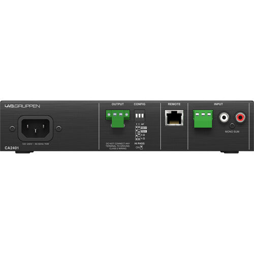 Lab Gruppen CA2401 240-watt Commercial Amplifier with Energy Star Certification