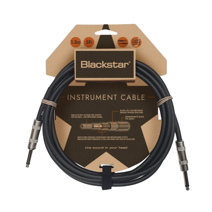 Blackstar CABLE-STD-1M-SS 3ft Standard Instrument Cable, Straight