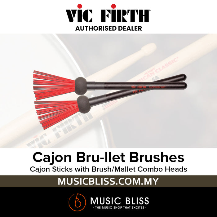 Vic Firth CB1 Cajon Bru-llet Brushes