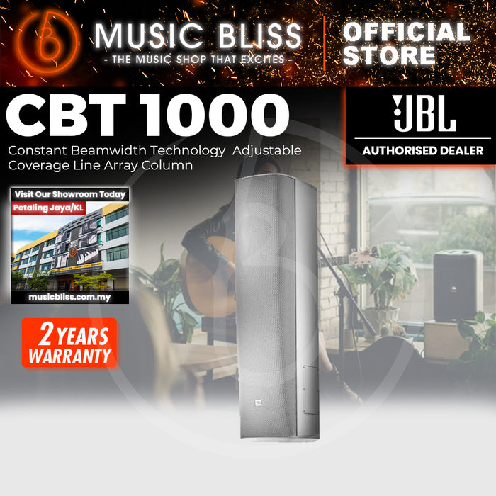 JBL CBT1000 Adjustable Coverage Column Installation Speaker - White