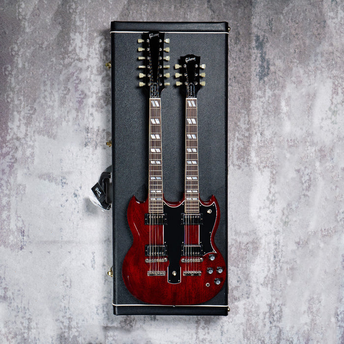 [SN CS400766] CERTIFIED USED GIBSON EDS-1275 DOUBLENECK ELECTRIC GUITAR - CHERRY RED