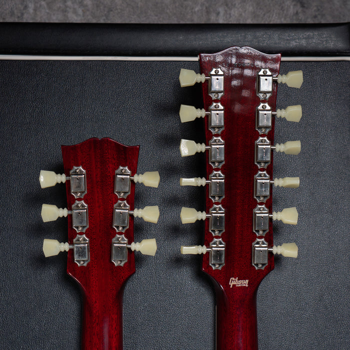 [SN CS400766] CERTIFIED USED GIBSON EDS-1275 DOUBLENECK ELECTRIC GUITAR - CHERRY RED