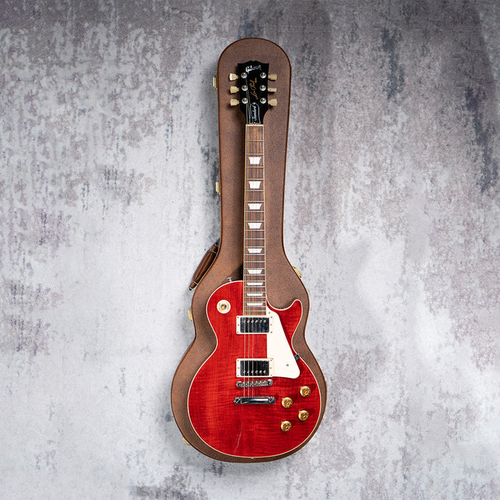 [SN 221330189] CERTIFIED USED GIBSON LES PAUL STANDARD 50S FIGURED TOP ELECTRIC GUITAR - '60S CHERRY