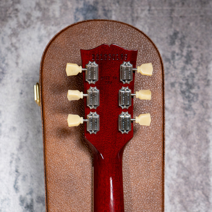 [SN 221330189] CERTIFIED USED GIBSON LES PAUL STANDARD 50S FIGURED TOP ELECTRIC GUITAR - '60S CHERRY