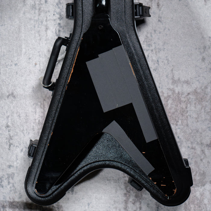 [SN KH082] CERTIFIED USED GIBSON CUSTOM KIRK HAMMETT 1979 FLYING V SOLIDBODY ELECTRIC GUITAR - EBONY