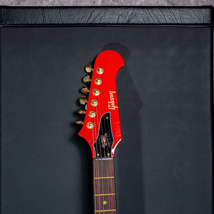 [SN 234030132] CERTIFIED USED GIBSON LZZY HALE SIGNATURE EXPLORERBIRD ELECTRIC GUITAR - CARDINAL RED