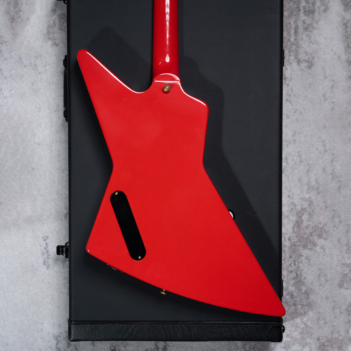 [SN 234030132] CERTIFIED USED GIBSON LZZY HALE SIGNATURE EXPLORERBIRD ELECTRIC GUITAR - CARDINAL RED
