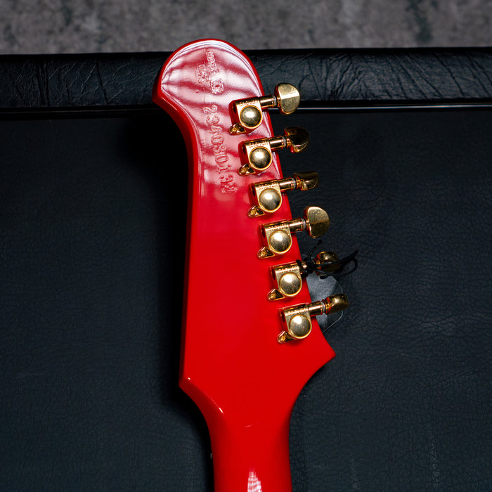 [SN 234030132] CERTIFIED USED GIBSON LZZY HALE SIGNATURE EXPLORERBIRD ELECTRIC GUITAR - CARDINAL RED