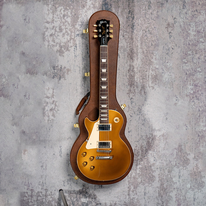 [SN 215940237] GIBSON LES PAUL STANDARD 50S LEFT-HANDED ELECTRIC GUITAR - GOLD TOP [2024]
