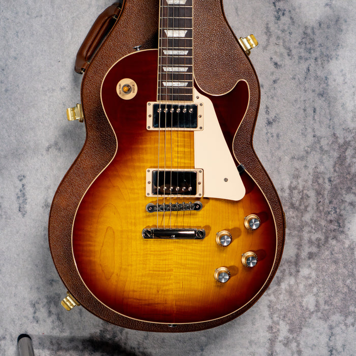 [SN 215130135] CERTIFIED USED GIBSON LES PAUL STANDARD 60S FIGURED TOP ELECTRIC GUITAR - ICED TEA