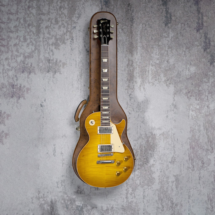 [SN 941037] CERTIFIED USED GIBSON 1959 LES PAUL STANDARD REISSUE VOS ELECTRIC GUITAR - DIRTY LEMON