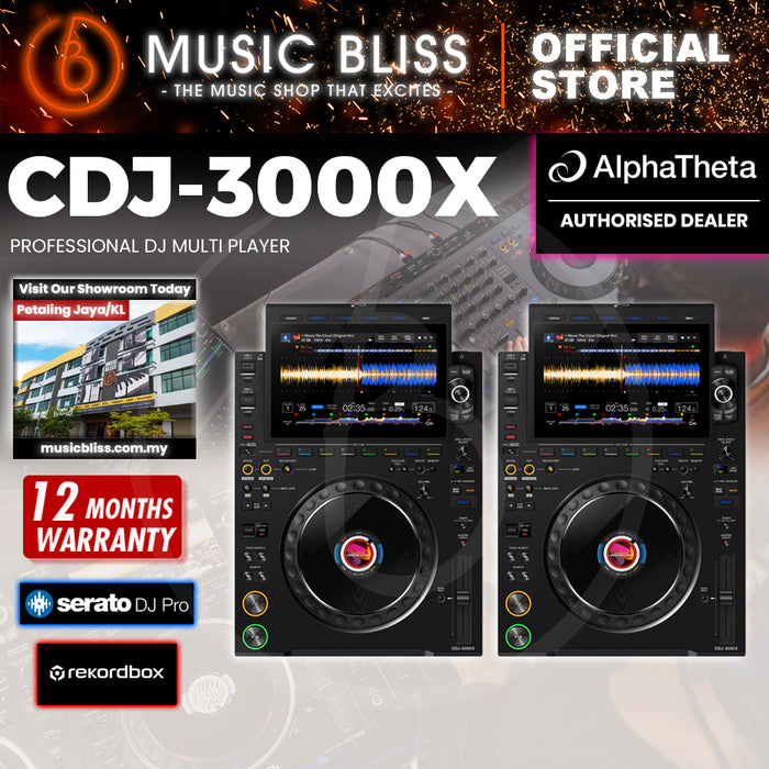 AlphaTheta CDJ-3000X Professional DJ Media Player