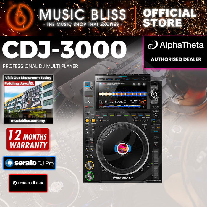 Pioneer DJ CDJ-3000 Professional Rekordbox DJ Multi-Player