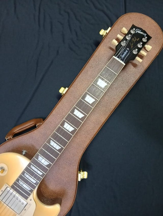 [SN 203140342] CERTIFIED USED GIBSON LES PAUL STANDARD 50S ELECTRIC GUITAR - GOLD TOP [2024]