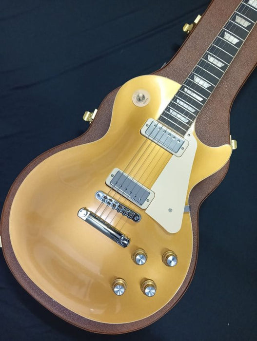[SN 205740064] CERTIFIED USED GIBSON LES PAUL DELUXE 70S ELECTRIC GUITAR - GOLD TOP [2024]