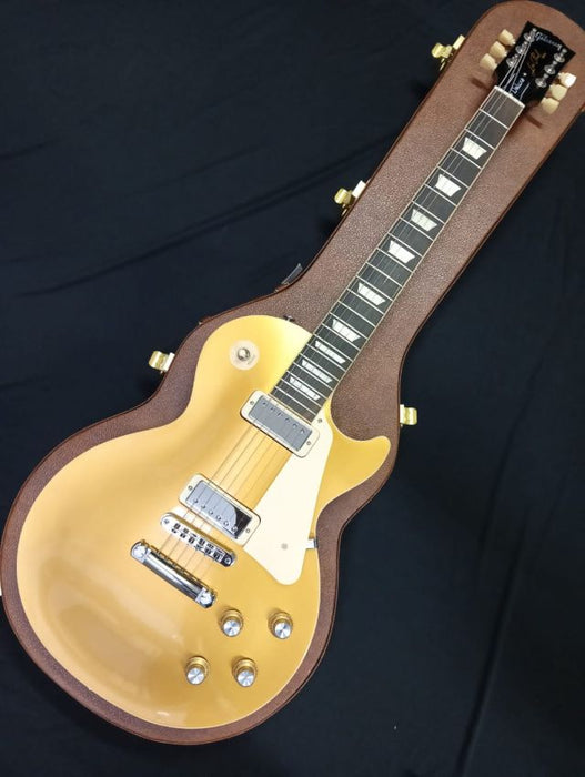 [SN 205740064] CERTIFIED USED GIBSON LES PAUL DELUXE 70S ELECTRIC GUITAR - GOLD TOP [2024]