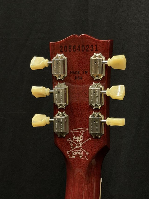 [SN 206640231] CERTIFIED USED GIBSON SLASH "JESSICA LES PAUL STANDARD, HONEY BURST WITH RED BACK